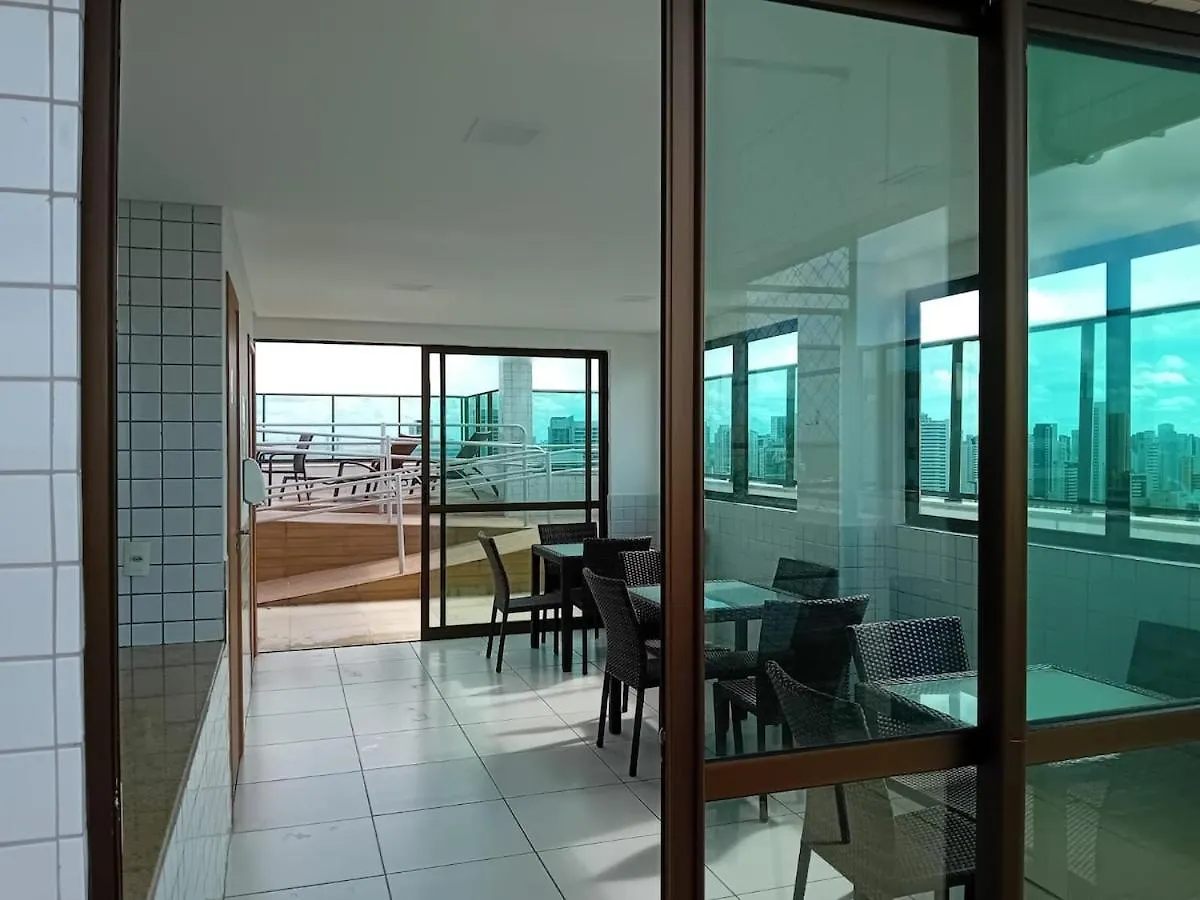 706Flat-Boaviagem With Pool, Beach And Shopping レシフェ